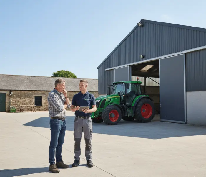 Un conseiller se déplace dans votre exploitation agricole
