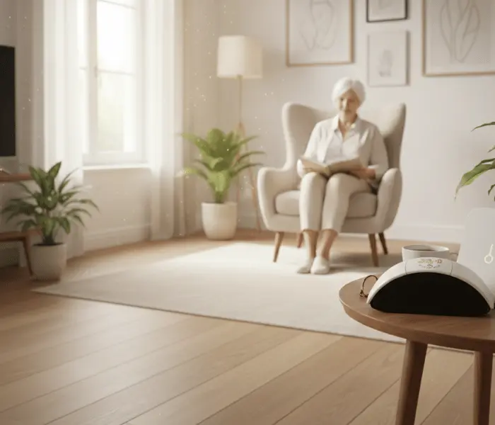 Grâce à la téléassistance vous êtes serein